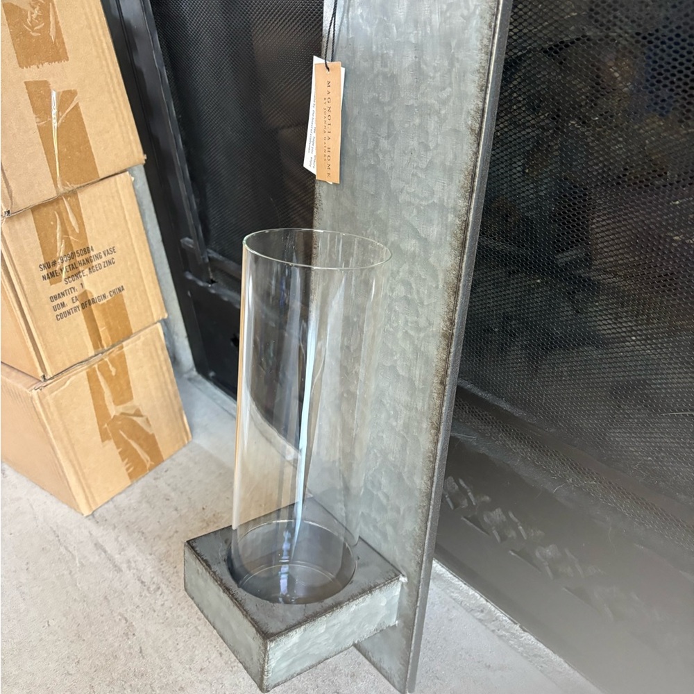 New in Box Magnolia Home Hanging Sconce w/ Vase - Picture 4 of 6